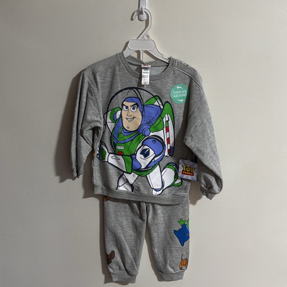 Disney Gray and Green Buzz Lightyear Kids Matching Set